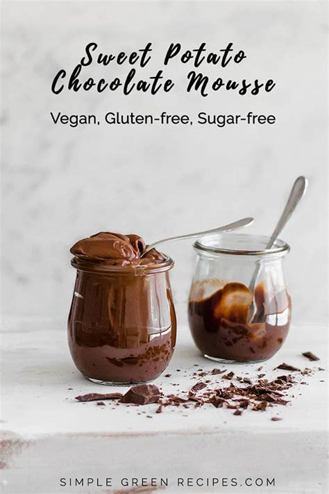 It's so simple yet elegant and indulgent. Sweet Potato Chocolate Mousse (vegan & gluten-free ...