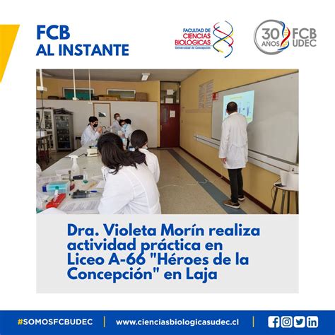 Cs Biológicas Udec On Twitter 🧬la Académica Fcb Violeta Morín