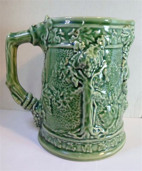 Maybe you would like to learn more about one of these? Bordallo Pinheiro MAJOLICA POTTERY WINE / CIDER JUG ...