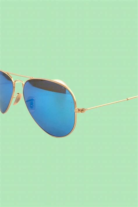 Ray Ban Rb3025 Gold Metal Aviator Classic Sunglasses Shopperboard