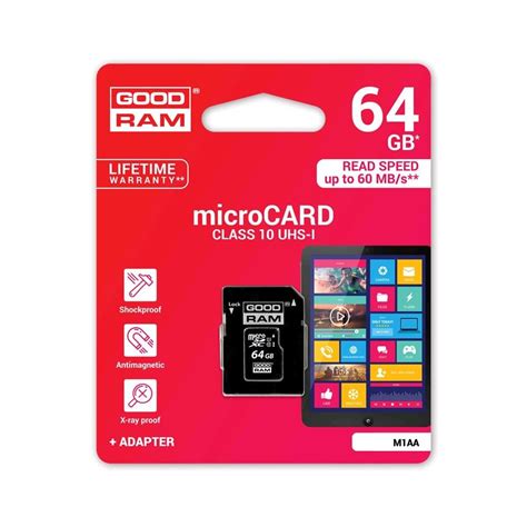 Desgraciadamente tenemos problemas con unos clientes ya que son de otros países. Tarjeta de memoria GOOD RAM Tarjeta microsd 64GB adaptador ...