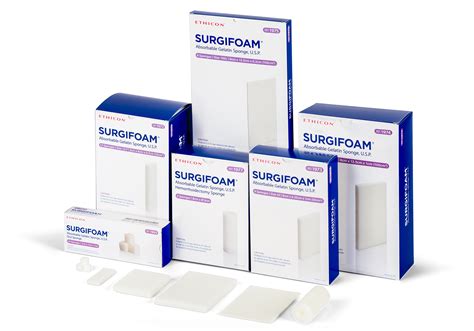 Suroam Absorbable Gelatin Products Ethicon