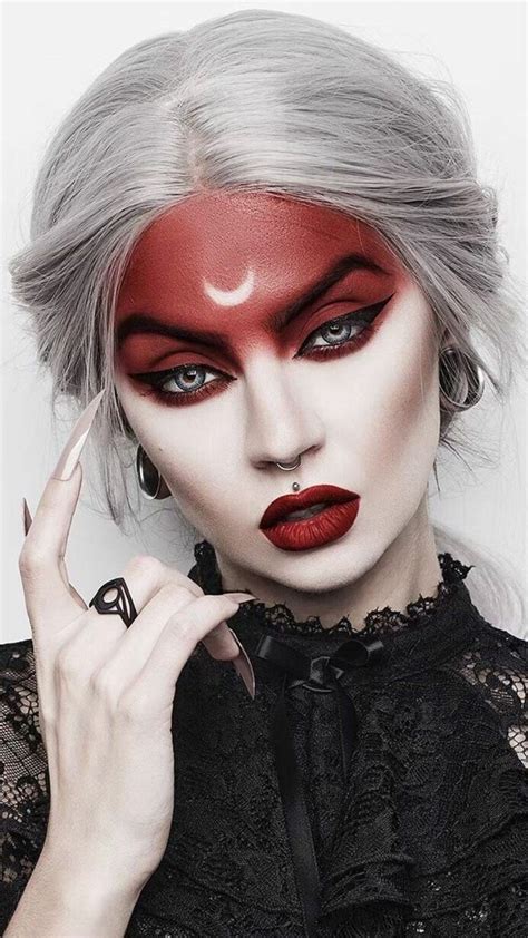 Maquiagem Halloween Red Witch Shared By Fátima Camila Halloween