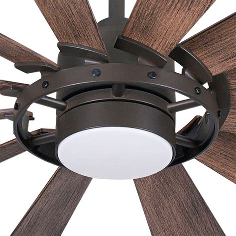 65 Minka Aire Windmolen Bronze Wet Led Smart Ceiling Fan 801a0
