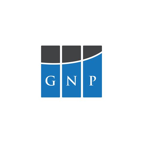 Diseño De Logotipo De Letra Gnp Sobre Fondo Blanco Concepto De