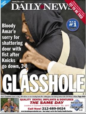New York Post Keeps It Low Key Calls Amar E Stoudemire A Bloody Idiot