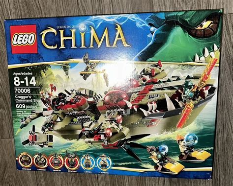 New Lego Legends Of Chima Cragger S Command Ship Crocodile Lennox Lion Ebay