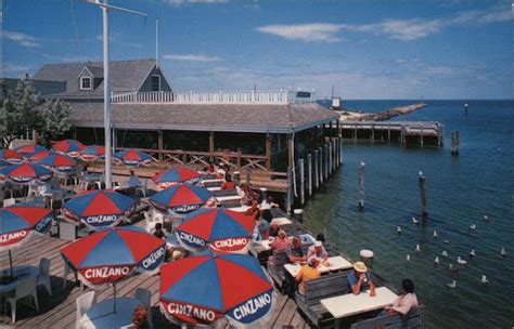 Gosmans Dock Restaurant Montauk Ny Postcard