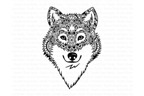 50 Wolf Mandala Art Free Svg Cut Files Svgfly Images For Crafts