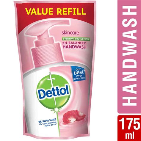 Buy Dettol Ph Balanced Liquid Handwash Refill Pouch Skincare 175 Ml