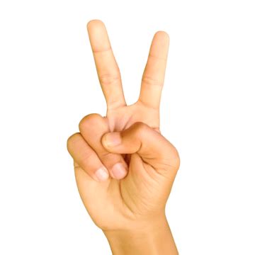 Peace Sign Fingers Png