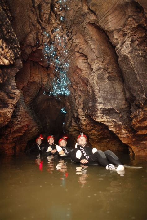 New Zealand Black Water Rafting Through Waitomos Glow Worm Caves