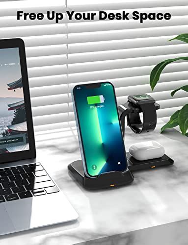 Joygeek Wireless Charging Station 3 In 1 Wireless Charger For Apple