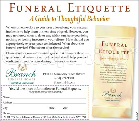 Funeral Etiquette A Guide To Thoughtful Behavior Adfinity