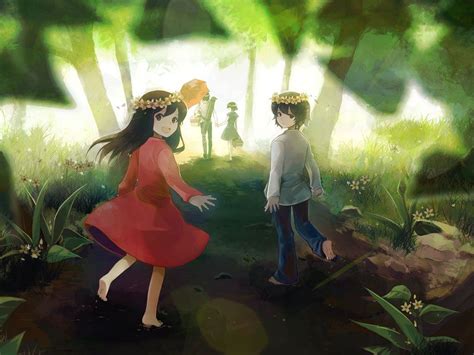 Wallpapers of Wolf Children Anime | Wolf children, Wolf children ame, Wolf children ame and yuki