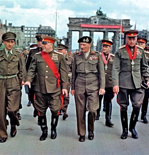 Marshals Of The Soviet Union Georgy Zhukov And Konstantin Rokossovsky