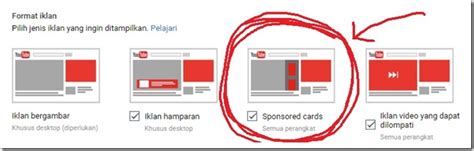 Eltelu Youtube Sponsored Cards Format Iklan Baru Dalam Monetisasi Video