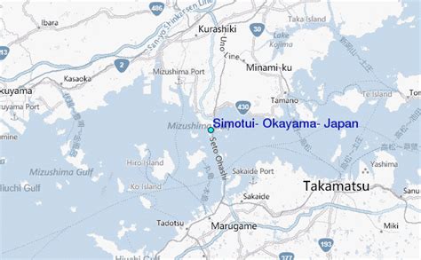 Presents travel information on okayama city. Simotui, Okayama, Japan Tide Station Location Guide