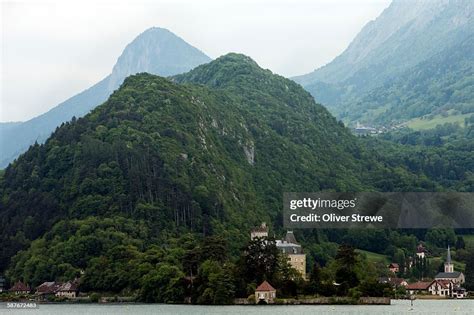 Chateau Ruphy Lake Annecy High Res Stock Photo Getty Images