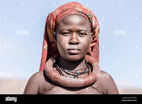Himba Tribal Village Namibia Africa Stock Photo Alamy