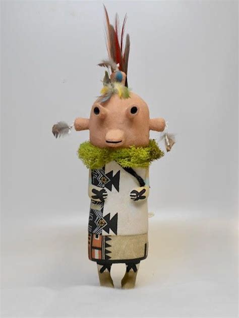 Hopi Mudhead Katsina Doll By Randy Brokeshoulder Lyn A Fox Fine