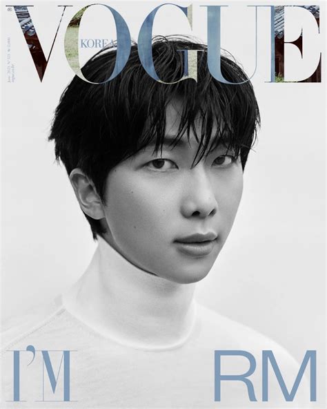 Btss Rm Reveals His Handsome Visuals As He Graces The Cover Of Vogue Korea Magazine Allkpop
