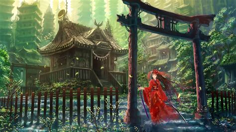 48 Japanese Anime Street 1080p Wallpapers Wallpapersafari