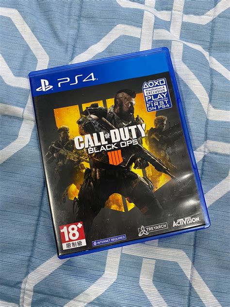 Call Of Duty Black Ops 4 Ps4 Game Disc Video Gaming Video Games