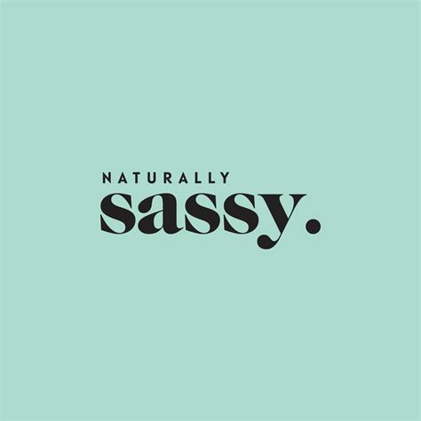 Naturally Sassy Skin Logo Personal Logo Design Naturally Sassy