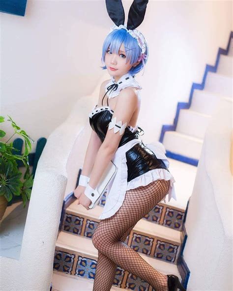 stunning rem cosplay from re zero