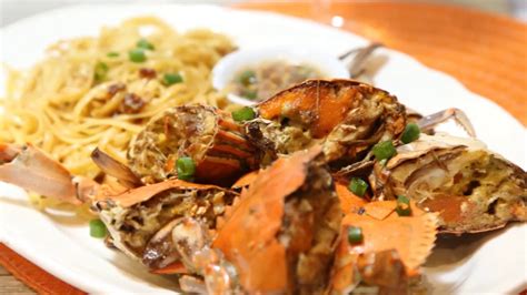 Roasted Garlic Crab Recipe Todays Delight Youtube