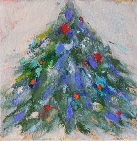Daily Painters Abstract Gallery Christmas Tree Contemporary Landscape