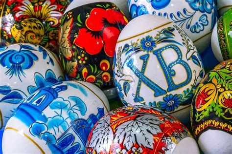 Russian Eggs Stock Photo Image Of Souvenir Crafts Ornament