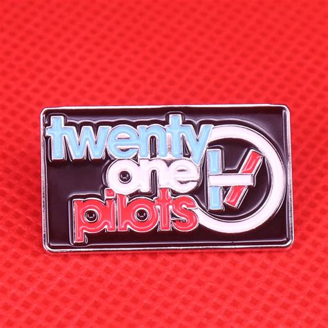 Twenty One Pilots Enamel Pin Rock Band Brooch Art Badge Music Jewelry