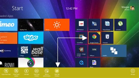 How To Change Start Screen Tile Icons And Labels In Windows 8
