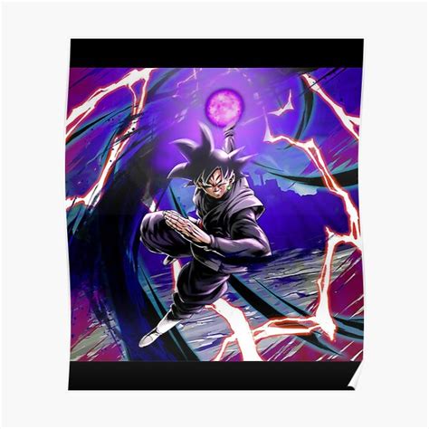 Goku Black Rose Poster For Sale By Keithmasnderson Redbubble