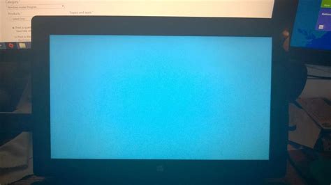 Surface Pro 1 Wont Boot Past Blank Blue Screen Microsoft Community