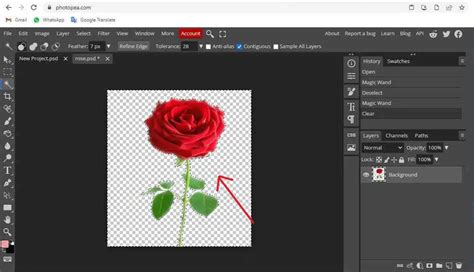 How To Change White Background In Photopea Aguidehub