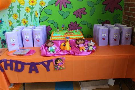Dora Birthday Party Ideas Photo 10 Of 15 Catch My Party