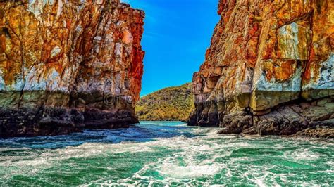 Scenic View Of The Horizontal Falls In The Islands Of The Kimberley