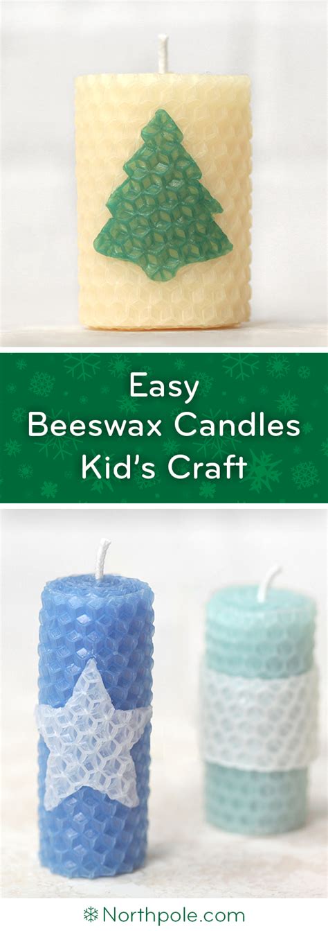 Christmas Craft For Kids Easy Beeswax Candles Craft