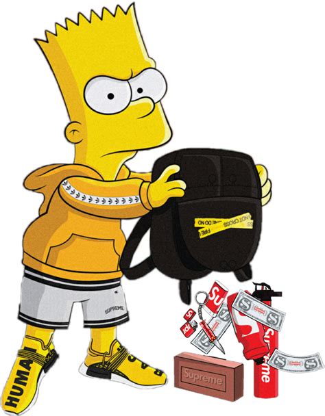 Gucci Bart Simpson Supreme Wallpaper Simpsons Supreme Wallpaper By