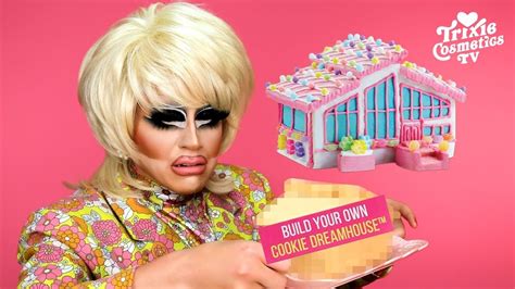 trixie builds her own barbie cookie dreamhouse from mattel barbie mattel bob the drag queen