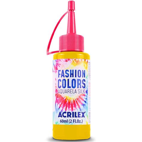 Tinta Para Tecido Aquarela Silk Acrilex 60ml Tie Dye Papel Mais Cia