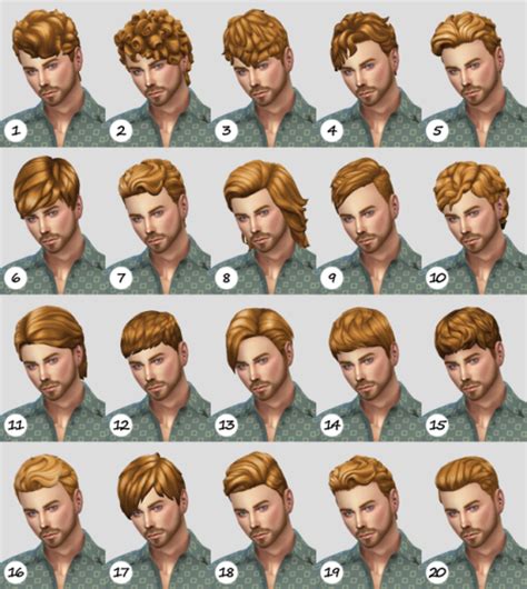 Sims 4 Male Hair On Tumblr