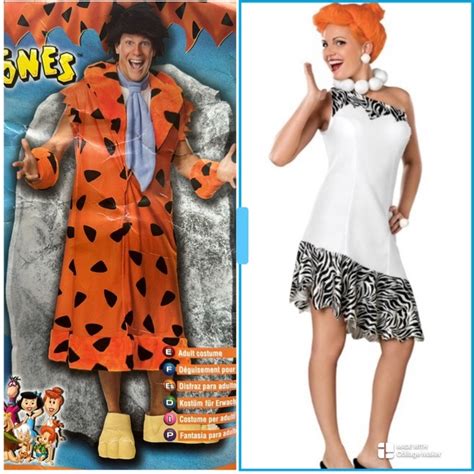 Rubies Other Flintstones Fred And Wilma Couples Halloween Costumes