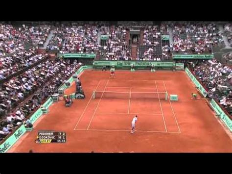 Roland Garros 2011 Semi Final Federer vs Djokovic Full Match 7 17 HD