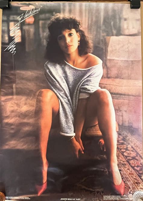Vintage Original Poster Flashdance Jennifer Beals Alex 1983 Etsy