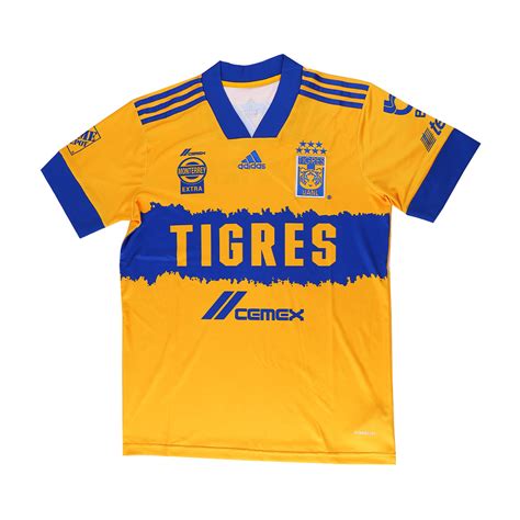 Camiseta de Fútbol 1ª Tigres UANL 2020 21 playeras de futbol