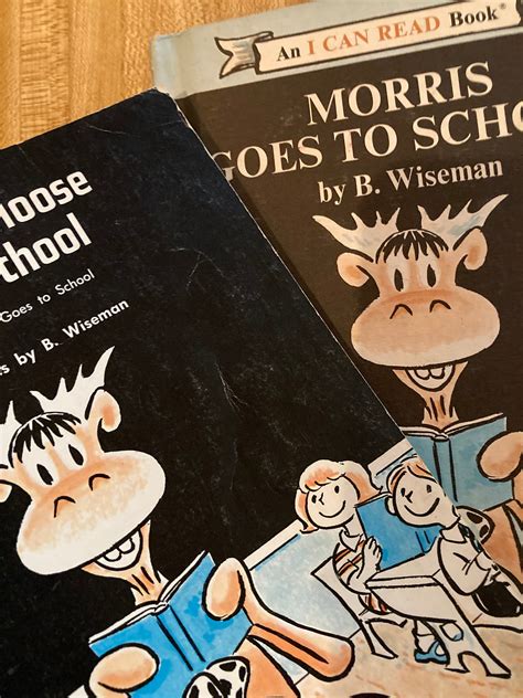 Morris The Moose Goes To School Free Shipping Vintage 1970s Etsy